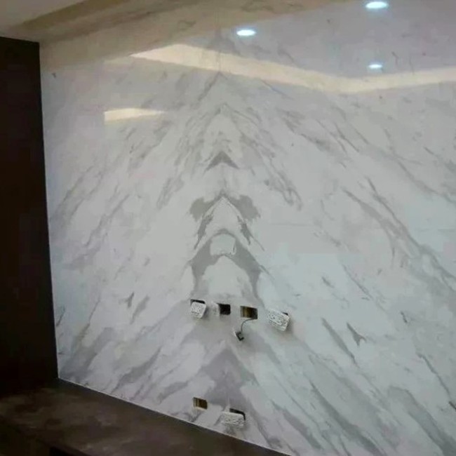 Volakas white marble tiles